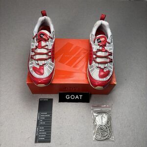 Nike Air Max 98 Supreme Size 6.5 Red/Silver GOAT verified X Rare Streetwear 👟🔥